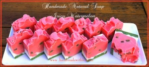 watermelon soap bars